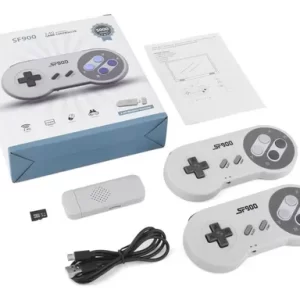 Super Retrô Game Nostálgico | 2 Controles sem Fio | 5.000 Jogos | Entrada HDMI